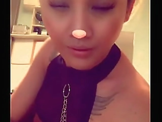 my boss's dick cums hard in my face, bitch!