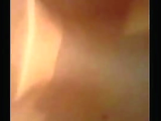 busty latin shemale with long cock jerking off shows precum