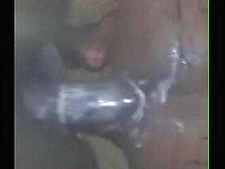 into the desert to ride my dildo in blue suit