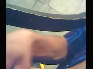 redhead shemale ana paula gets naked and horny on a swing