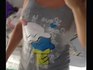 aline tavares ao acordar parte 1 - show cam (019)9.8160-9487