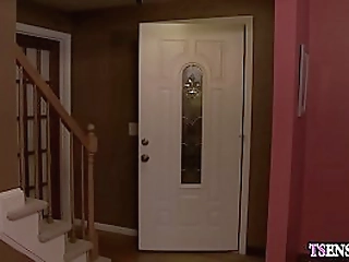 angry latina shemale anal fucked by a boyfriends hard cock