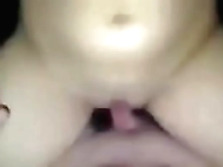 a hilarious big-titted shemale takes in a nice cock in her juicy ass