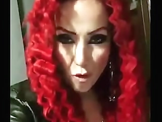 sexy transgirl viviany aguilerra showing ass and jacking off her big dick