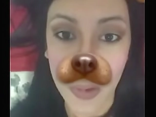 ciara plays with her dong on the bed