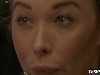 big tits shemale anal fucked by a black guys hard cock