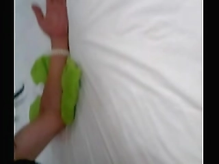 shemale in fur lingerie sucking and fucking