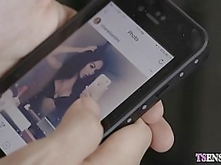 beautiful shemale anal fucked an ex boyfriends in his ass