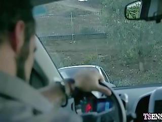 shemale ladyboy anal fucked by a horny guys hard dick