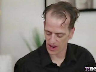 domination shemale anal fucks a horny guy in his ass