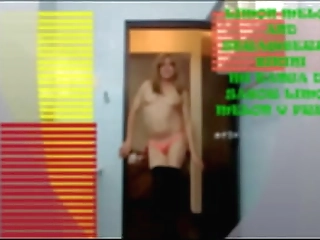 sexy teen shemale aline tavares wanking off her big shecock