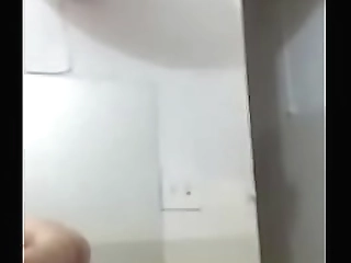 emo crossdresser jacking off his big dick on webcam