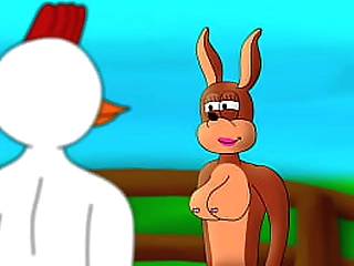 katy the kangaroo shorts scene 5
