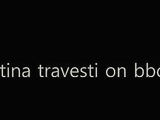 busty blonde ts larissa monteiro jacks off her big dick