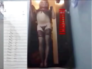 perfect body shemale strokes big shecock until she orgasms