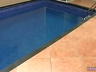 shemale hann rios has a hard cock while barebacked