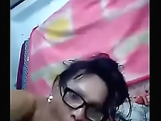 horny asian shemale jerks off at home while pov cock sucking