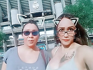 glamour ts madison exotica stripping her beautiful dress outdoors