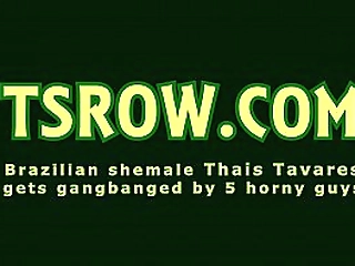 tranny thais tavares gangbang
