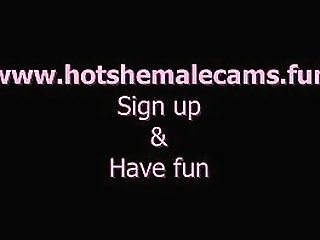 huge dick black tranny cums on cam