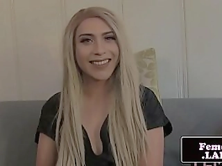 highheeled shemale jerking hard dick nicely