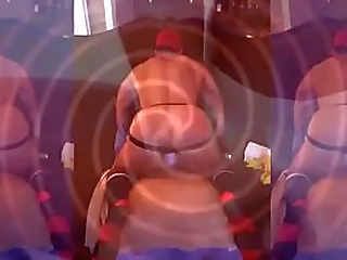 hot brunette teen and her shemale lover fucking on webcam