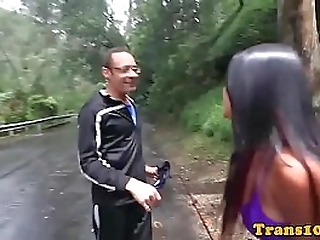 curvy latina tgirl pounded with dick