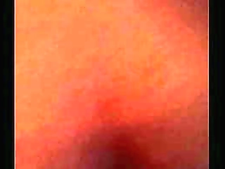 violet jerks off her big cock during interview