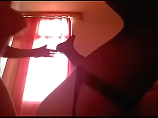 horny shemale enjoys hardcore threesome fuck and cums hard