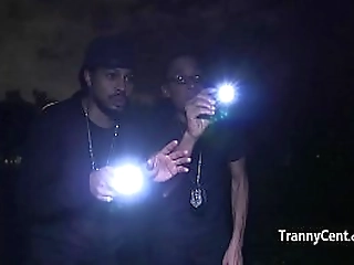 tranny cummed solo after good fuck