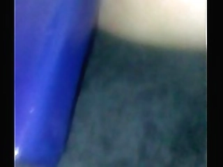 brunette slut deep ass pumping on webcam