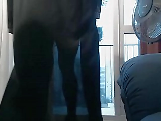 shemale brandy directs your strokes in the bathroom