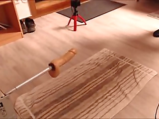 throat and anal fucking by machine