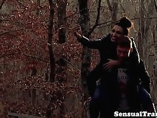 sensual tranny assfucked after blowjob