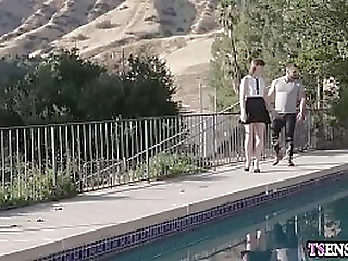 realtor slender shemale fucked by a muscular client