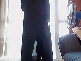 brunette shemale with big cock gets her asshole smashed by a handsome guy